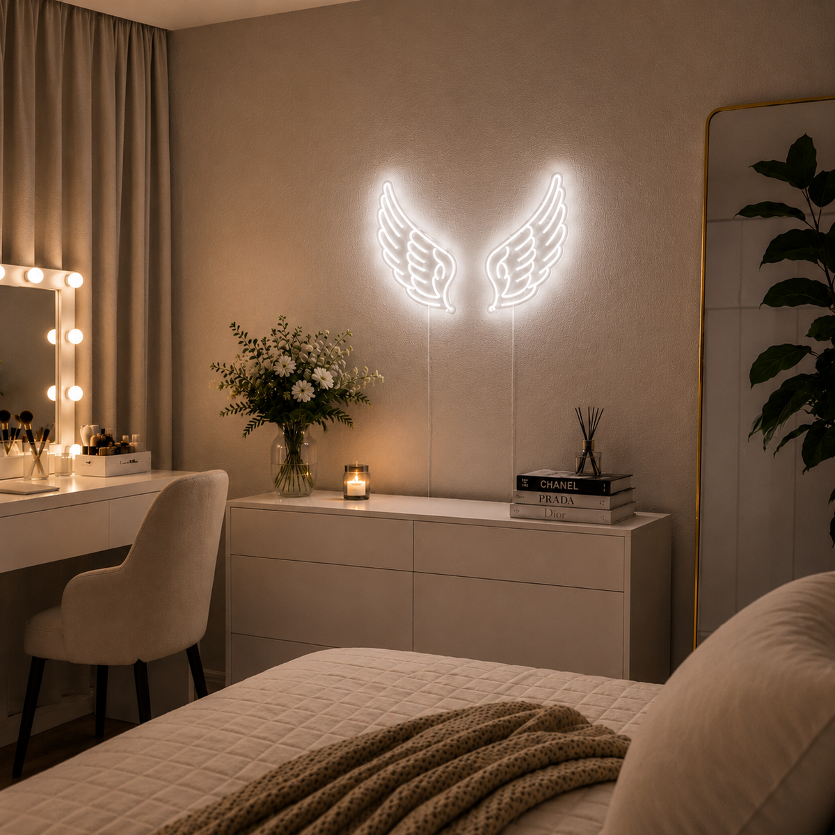 Ailes d'ange - Neon LED