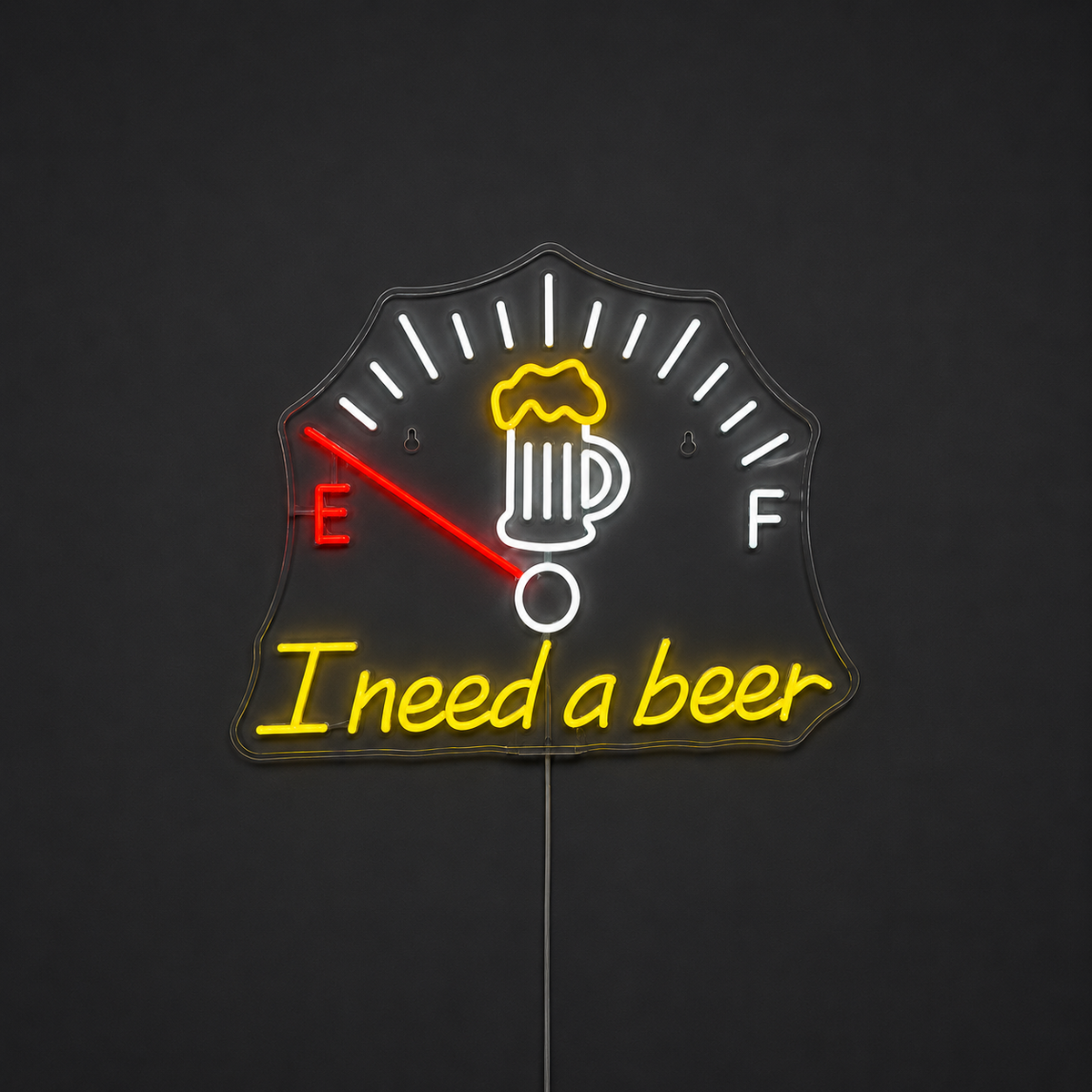 I Need A Beer - Neon LED