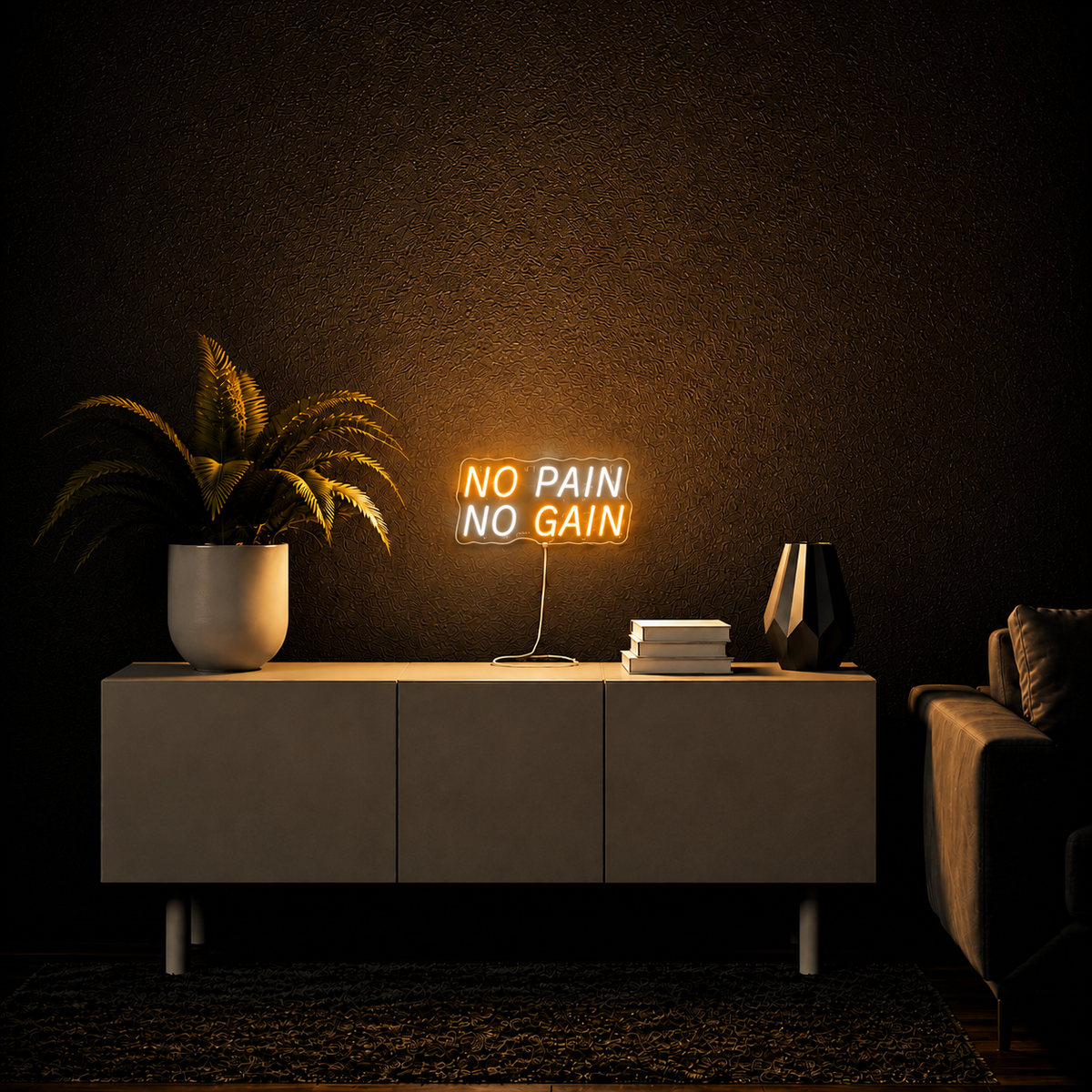 No Pain No Gain - Neon LED