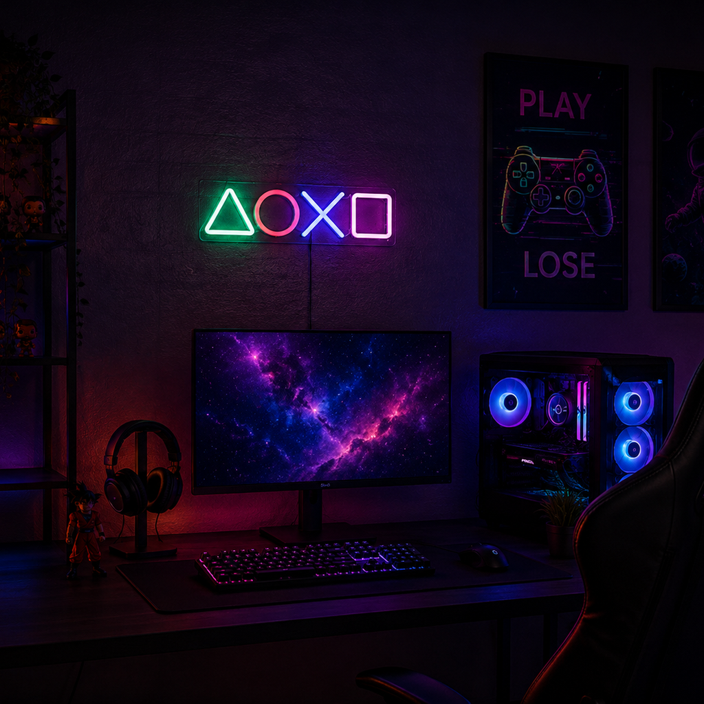 Gamer Icons - Néon LED