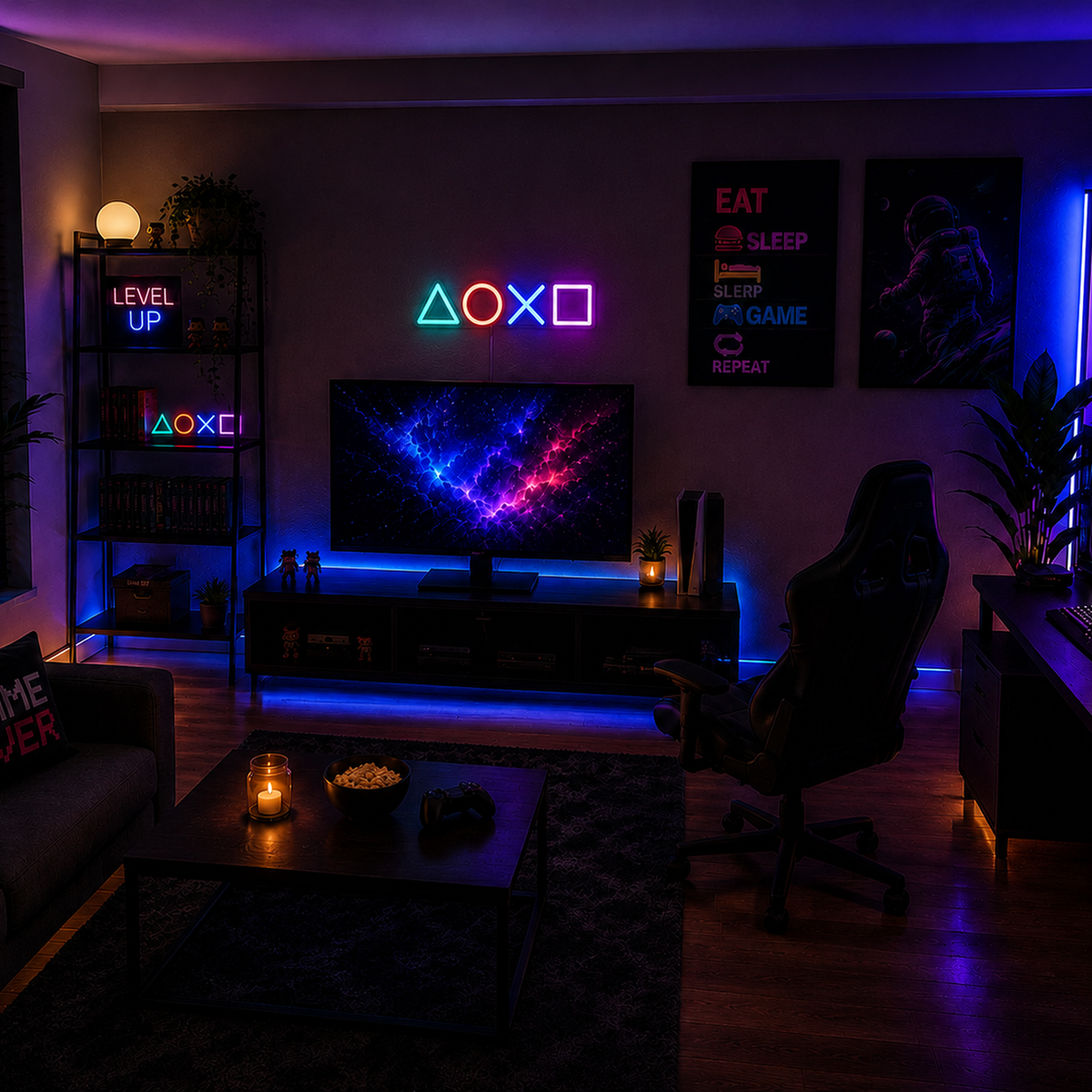 Gamer Icons - Néon LED